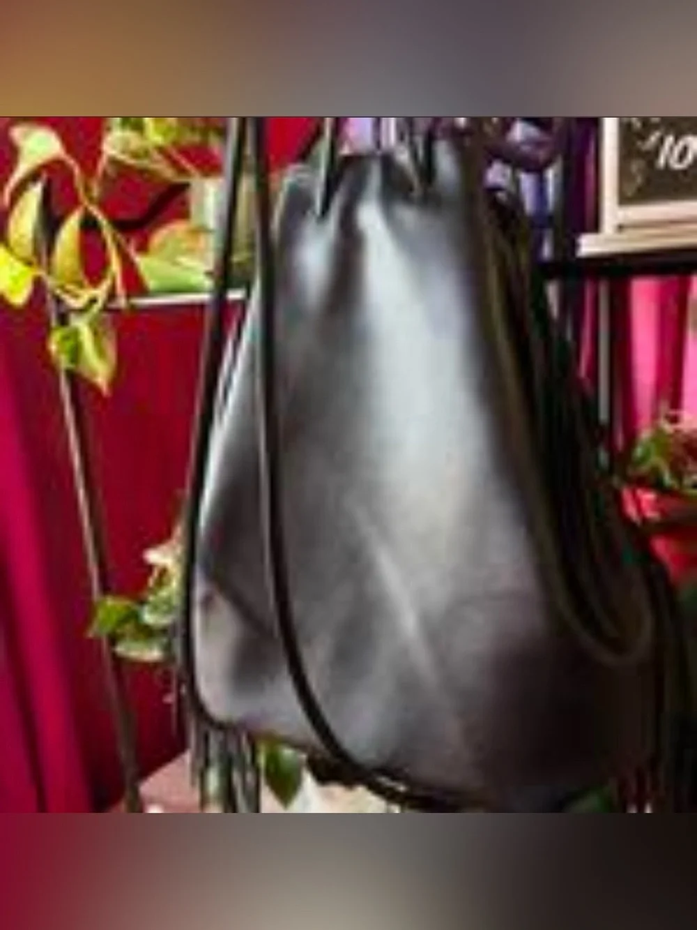 Victoria's Secret Black Fringe Backpack